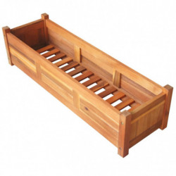 Garten-Hochbeete Theis 2 Stk. Akazienholz 100x30x25 cm