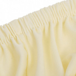 Stretch-Sofahusse Creme Polyester-Jersey