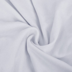 Stretch Sofahusse 3-Sitzer Weiß Polyester-Jersey