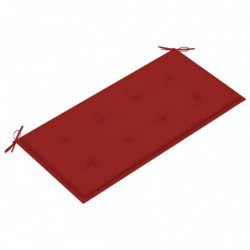 Gartenbank-Auflage Rot 100x50x3 cm