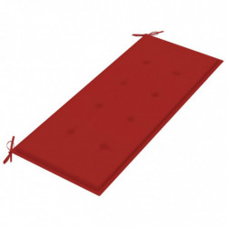 Gartenbank-Auflage Rot 120x50x3 cm