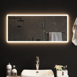 LED-Badspiegel 90x40 cm