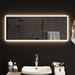 LED-Badspiegel 100x40 cm
