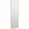 Türspiegel Golden 30x100 cm Glas und Aluminium