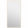 Türspiegel Golden 50x100 cm Glas und Aluminium