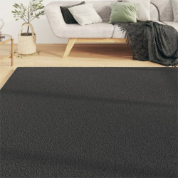 Teppich Shaggy Hochflor Anthrazit 160x230 cm