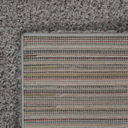 Teppich Shaggy Hochflor Grau 120x170 cm