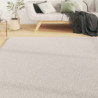 Teppich Shaggy Hochflor Creme 140x200 cm