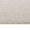 Teppich Shaggy Hochflor Creme 140x200 cm