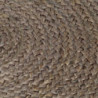 Teppich Handgefertigt Jute Rund 210 cm Grau