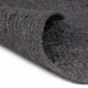 Teppich Handgefertigt Jute Rund 210 cm Dunkelgrau