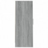 Schuhregal Grau Sonoma 32x35x92 cm Holzwerkstoff