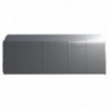 Lagerzelt 300x600 cm Stahl Grau