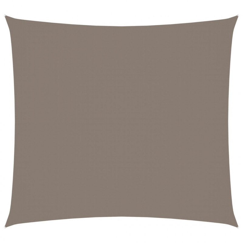 Sonnensegel Oxford-Gewebe Rechteckig 2,5x3 m Taupe