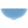 Waschbecken Keramik Hellblau Rund