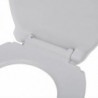 Toilettensitz mit Absenkautomatik Oval Weiß