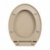 Toilettensitz mit Absenkautomatik Beige Oval