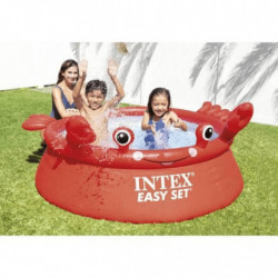 INTEX Happy Crab Aufblasbarer Pool Easy Set 183x51 cm