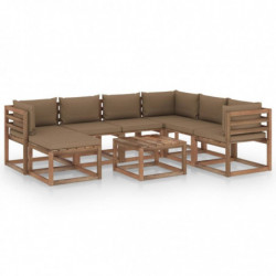 8-tlg. Garten-Lounge-Set...