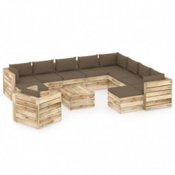12-tlg. Garten-Lounge-Set...