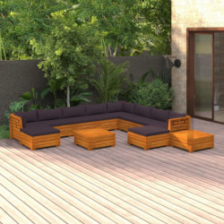 12-tlg. Garten-Lounge-Set...