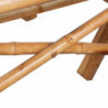 Picknicktisch 115x115x81 cm Bambus