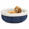 Hundebett 50x50x22 cm Blau