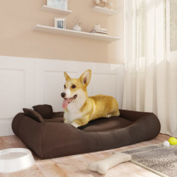 Hundebett mit Kissen Braun...