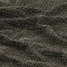 Überwurf Baumwolle 125x150 cm Anthrazit/Braun