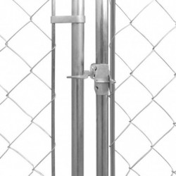Outdoor-Hundezwinger Verzinkter Stahl 570x570x185 cm