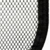 Faltbarer Welpenlaufstall mit Tragetasche Schwarz 90x90x58 cm