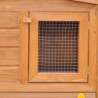 Großer Kaninchenstall Kleintierhaus Hasenstall mit Dächern Holz