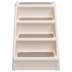 Hundetreppe Klappbar Creme 62x40x49,5 cm