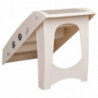 Hundetreppe Klappbar Creme 62x40x49,5 cm