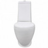 Toiletten & Bidet Set Weiß Keramik