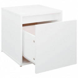 Schubladenbox Weiß 40,5x40x40 cm Holzwerkstoff