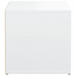 Schubladenbox Weiß 40,5x40x40 cm Holzwerkstoff