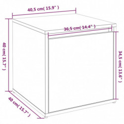 Schubladenbox Sonoma-Eiche 40,5x40x40 cm Holzwerkstoff