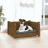 Hundebett Honigbraun 55,5x45,5x28 cm Massivholz Kiefer