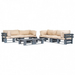 6-tlg. Garten-Lounge-Set...