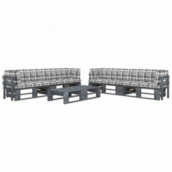 6-tlg. Paletten-Lounge-Set...