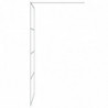 Duschwand für Begehbare Dusche Silbern 100x195 cm ESG-Klarglas