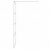 Duschwand für Begehbare Dusche Silbern 115x195 cm ESG-Klarglas