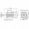 Einphasen-Elektromotor Aluminium 2,2 kW 3 PS 2-polig 2800 U/min