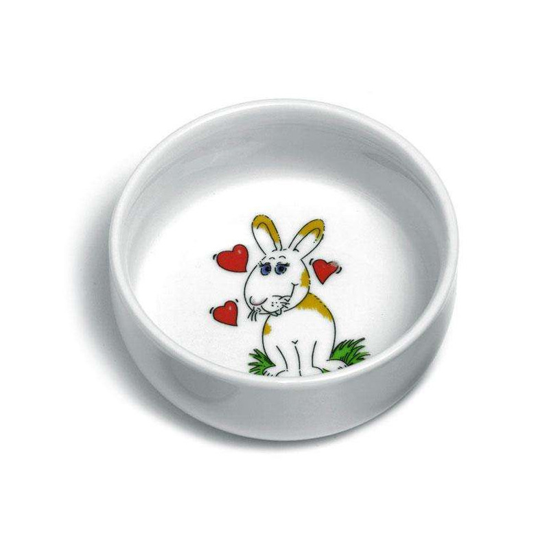 Karlie Runder Keramik-Napf für Kaninchen - 300 ml