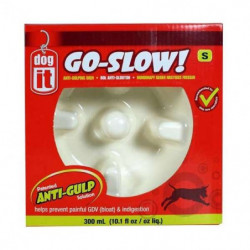 DOGIT Go-Slow Anti-Schling-Napf Weiss 1200 ml