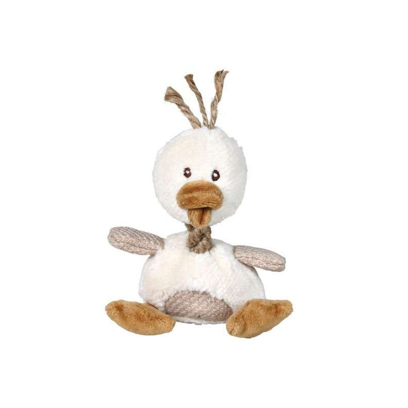 Trixie Ente aus Plüsch und Stoff - 15 cm