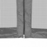 Sechseckiges Xoey Pop-Up Festzelt mit 6 Seitenwänden Grau 3,6x3,1