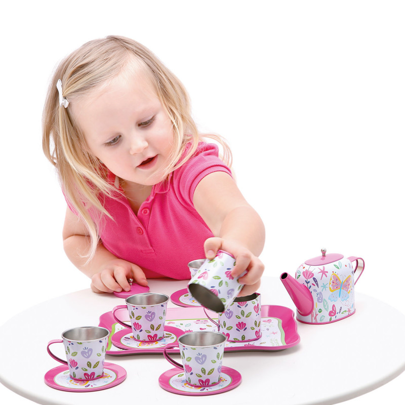 Kinder-Tee-Set, rosa