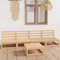 5-tlg. Garten-Lounge-Set...